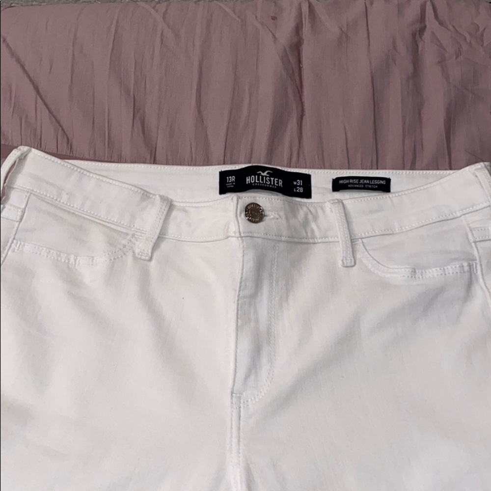 Hollister High Rise Jeans Legging WHITE (W31/L28)